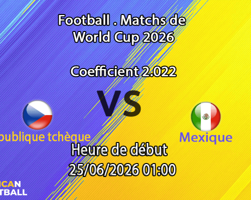Pronostic République tchèque - Mexique