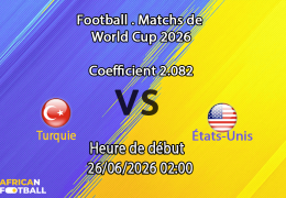 Pronostic Turquie États-Unis – SoFi Stadium Inglewood, Coupe du Monde 2026, groupe D, 26 juin