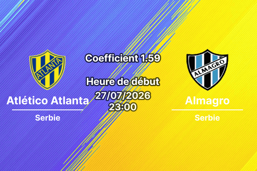 Pronostic Atlético Atlanta Almagro – Estadio Don León Kolbovski Villa Crespo Buenos Aires, 2026 Primera Nacional Zona B Journée 22, 27 juillet 2026