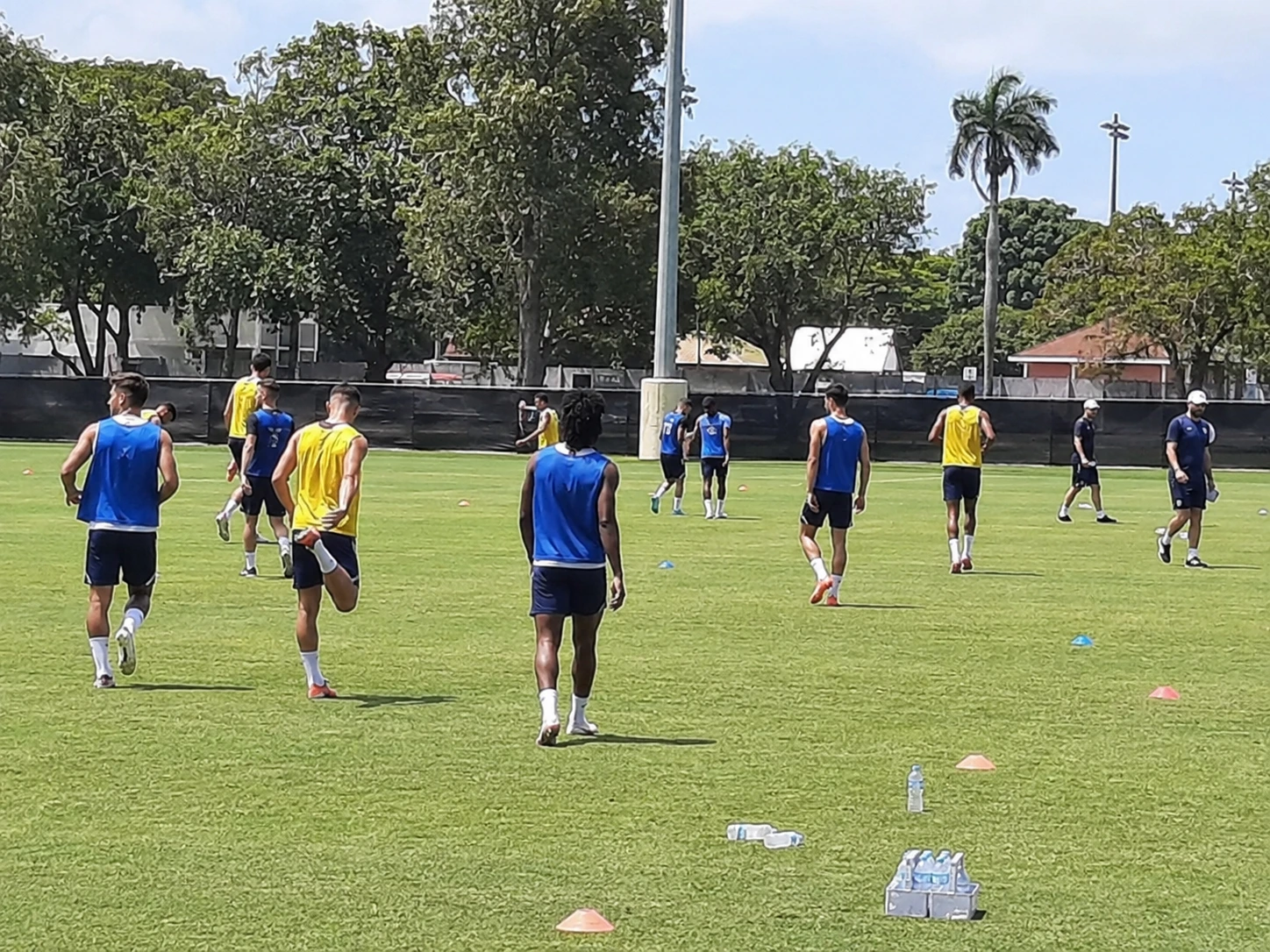 Séance d'entraînement avant France – Angleterre, match pour la 3e place du Mondial 2026