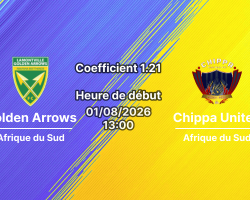 Pronostic Lamontville Golden Arrows Chippa United – Durban, Betway Premiership 2026-27, 1er août