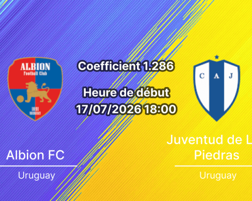 Pronostic Albion Montevideo Juventud de Las Piedras – Luis Franzini, Primera División Uruguay 17 juillet 2026