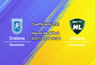 Pronostic Craiova - Vitebsk