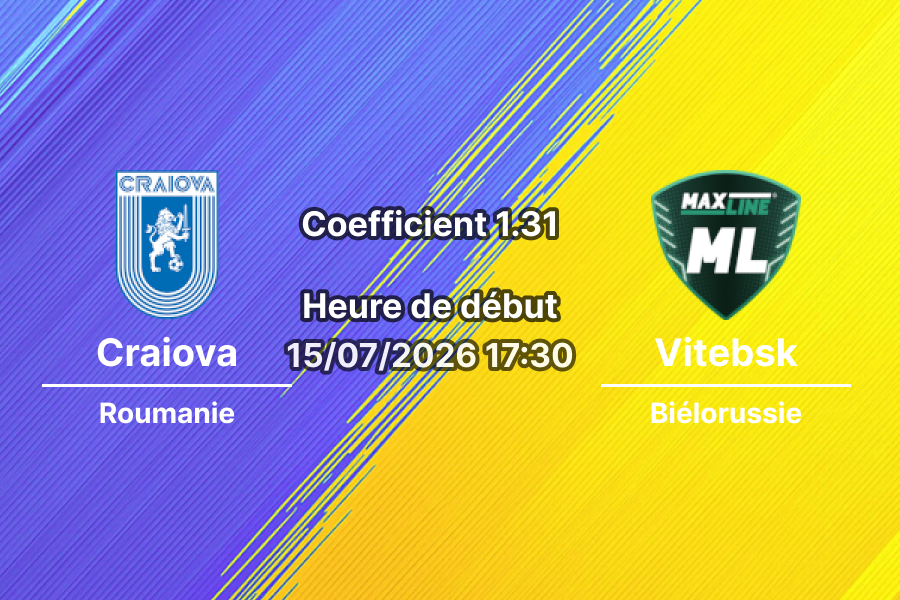 Pronostic Craiova - Vitebsk