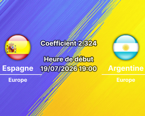 Pronostic Espagne Argentine – MetLife Stadium East Rutherford, Finale Coupe du monde 2026 19 juillet 2026