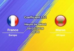 Pronostic France Maroc – Gillette Stadium Foxborough, quart de finale Coupe du Monde 2026