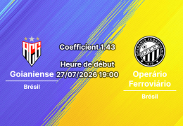Pronostic Internacional Bogotá América Cali – Estadio Nemesio Camacho El Campín Bogotá, Liga BetPlay Clausura Journée 1, 26 juillet 2026
