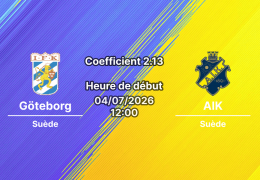 Pronostic Göteborg AIK – Gamla Ullevi Göteborg, Allsvenskan journée 11, 5 juillet 2026