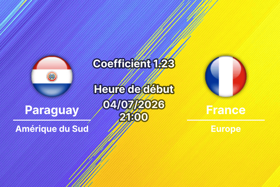 Pronostic Paraguay France – Lincoln Financial Field Philadelphie, 8e de finale Coupe du Monde 2026, 4 juillet 2026