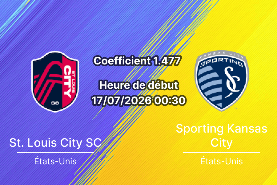 Pronostic St. Louis City Sporting Kansas City – Energizer Park, MLS 17 juillet 2026