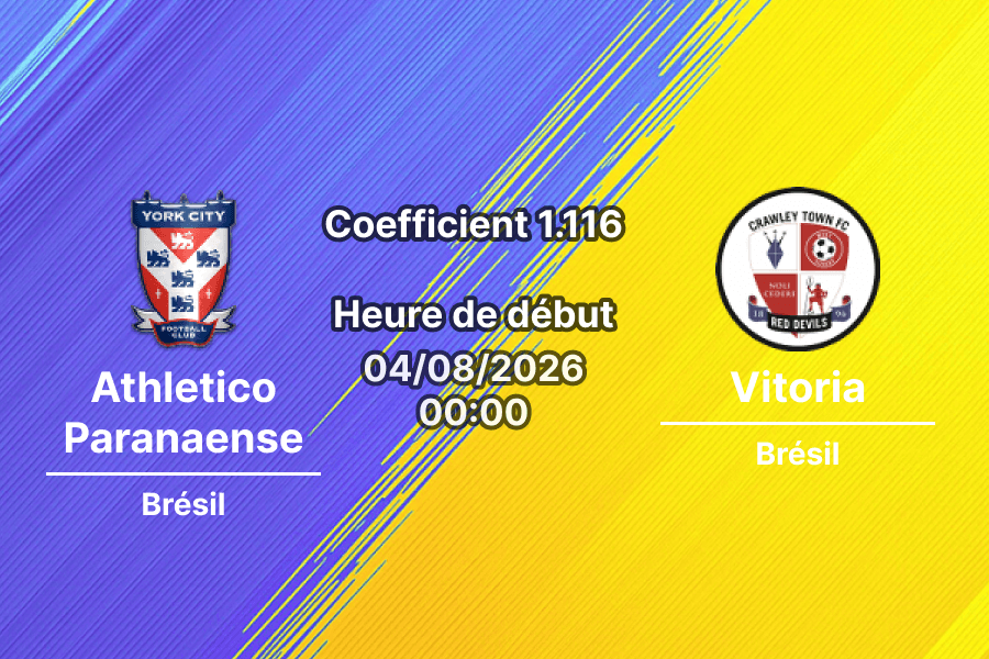Pronostic Athletico Paranaense Vitoria Salvador – Estadio Manoel Barradas, Salvador, Copa do Brasil 1/8 de finale retour 4 août 2026