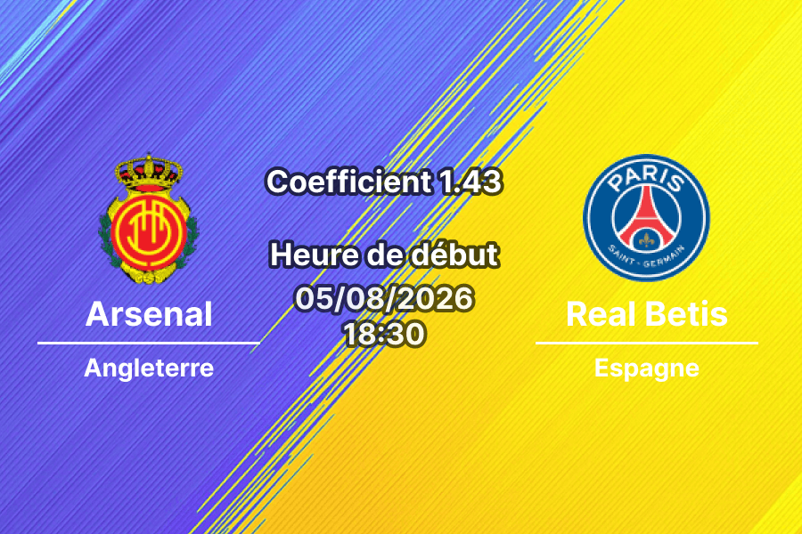 Pronostic Arsenal Real Betis – Aviva Stadium, Dublin, match amical pré-saison 5 août 2026