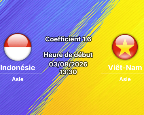 Pronostic Indonésie Viêt-Nam – Stade Pakansari Bogor, ASEAN Hyundai Cup 2026 Groupe A, 3 août