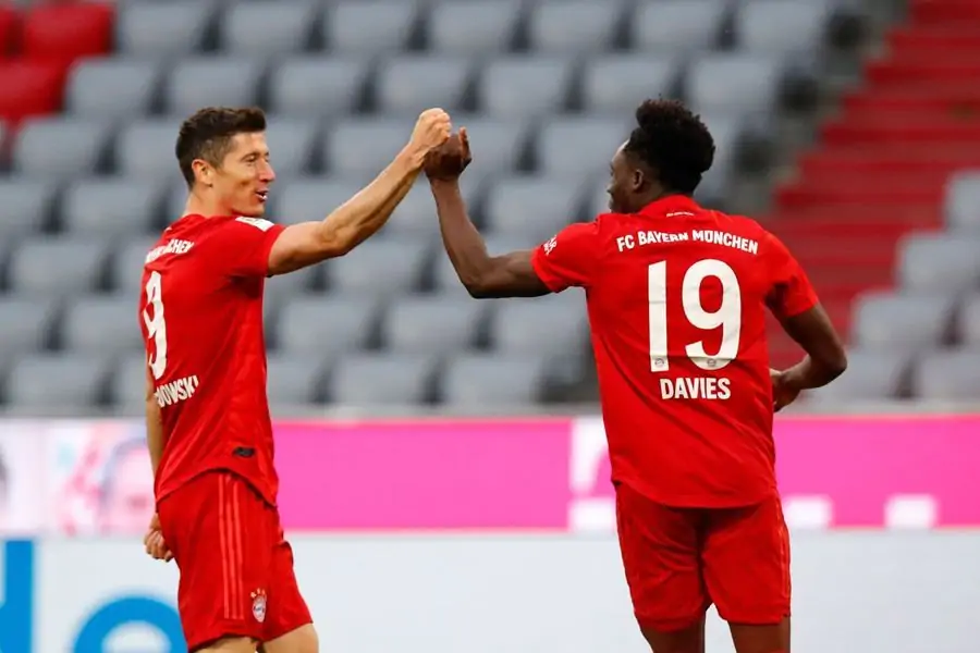 Bayern a marqué 22 buts dans les 5 premiers journées de Bundesliga, battant un record de 47 ans