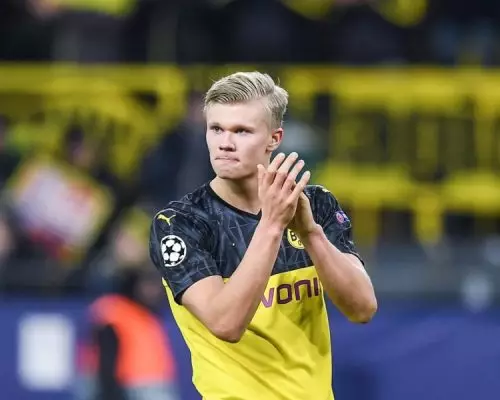 Haaland a marqué le plus de buts (12) dans les 10 premiers matches de la Ligue des champions
