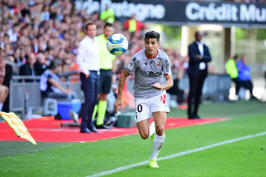 Youcef Atal a repris l'entraînement avec l'OGC Nice après une blessure