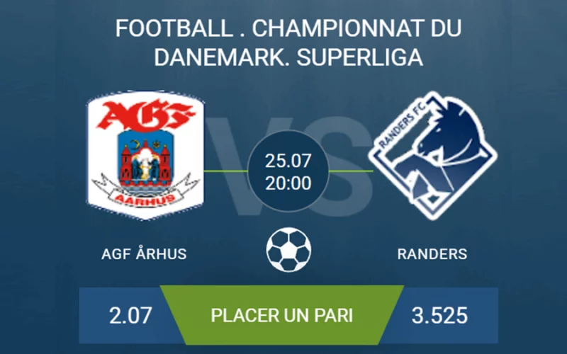 Pronostic AGF Århus – Randers