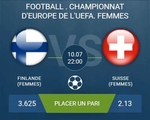 Finlande (Femmes) – Suisse (Femmes)