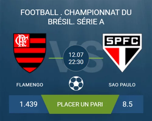 pronostic Flamengo – Sao Paulo