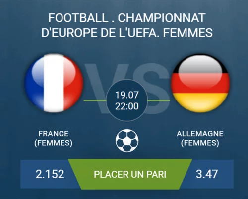pronostic France (Femmes) – Allemagne (Femmes)