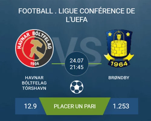 Pronostic Havnar Bóltfelag Tórshavn – Brøndby