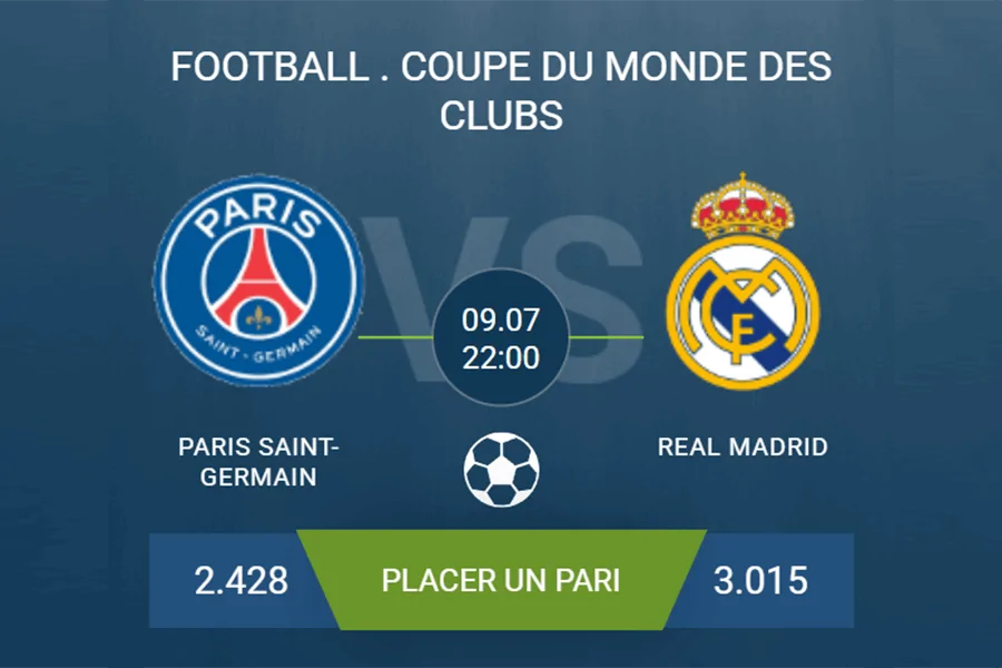 pronostic Paris Saint-Germain – Real Madrid