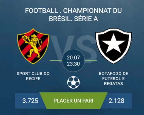 pronostic Sport Club do Recife – Botafogo
