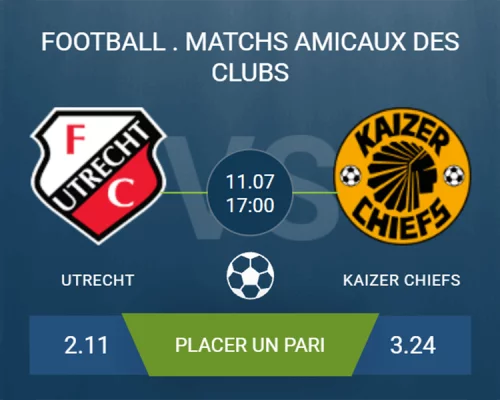 pronostic Utrecht-Kaizer Chiefs
