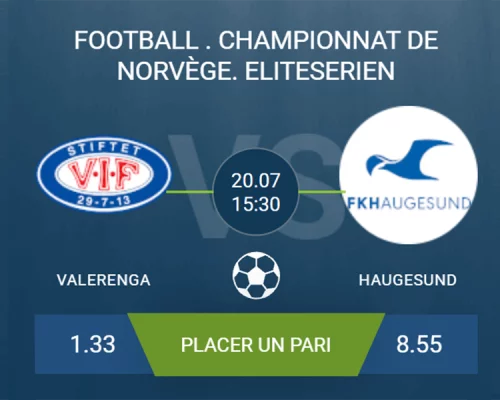 pronostic Valerenga – Haugesund