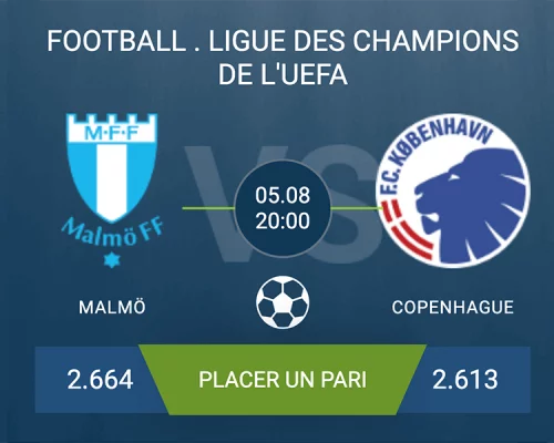 pronostic Malmö-Copenhague