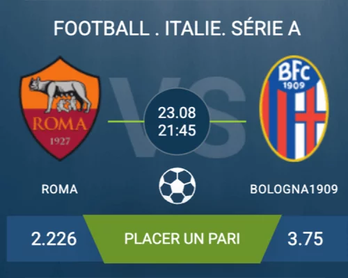 Pronostic Roma-Bologna1909