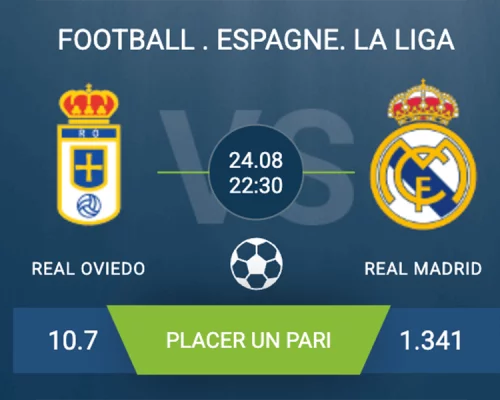 Pronostic Real Oviedo – Real Madrid