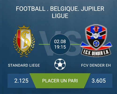 Pronostic Standard Liège-FCV Dender EH