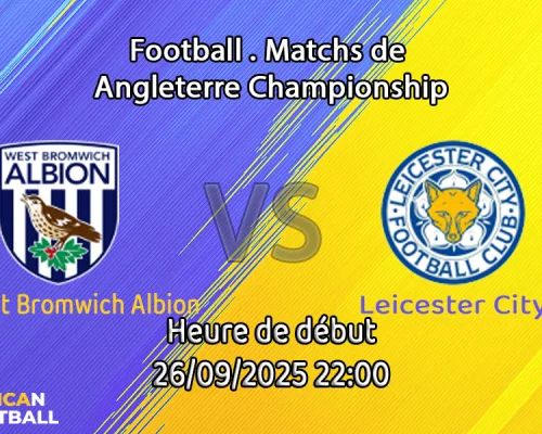 Pronostic West Bromwich Albion-Leicester City