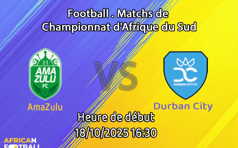 Pronostic AmaZulu - Durban City