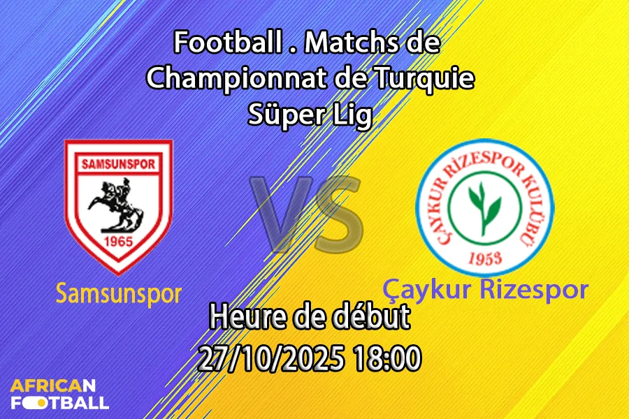 Pronostic Samsunspor‑Çaykur Rizespor