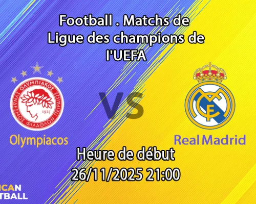Pronostic Olympiacos – Real Madrid
