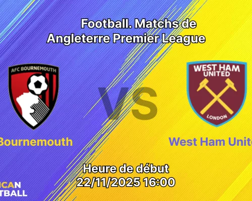 Couverture du pronostic Bournemouth contre West Ham au Vitality Stadium.