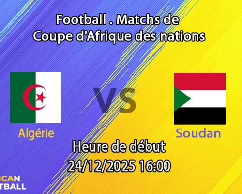 pronostic Algérie — Soudan