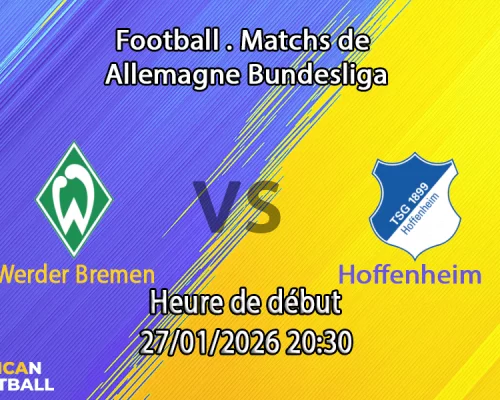 Pronostic Werder Bremen - Hoffenheim