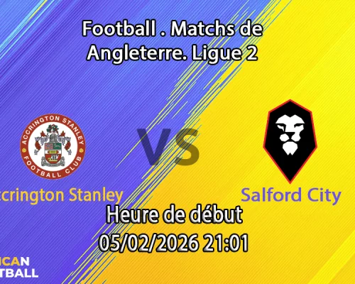 Pronostic Accrington Stanley - Salford City