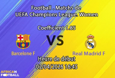 Pronostic Barcelone F – Real Madrid F