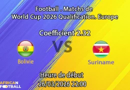 Pronostic Bolivie – Suriname