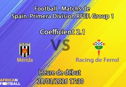 Pronostic Mérida – Racing de Ferrol