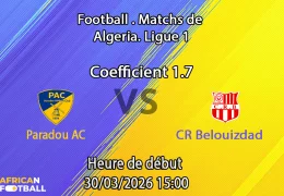 Pronostic Paradou AC – CR Belouizdad