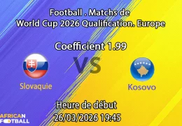 Pronostic Slovaquie – Kosovo