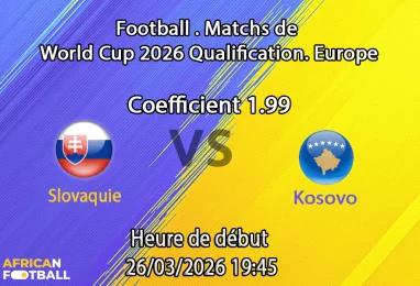 Pronostic Slovaquie – Kosovo