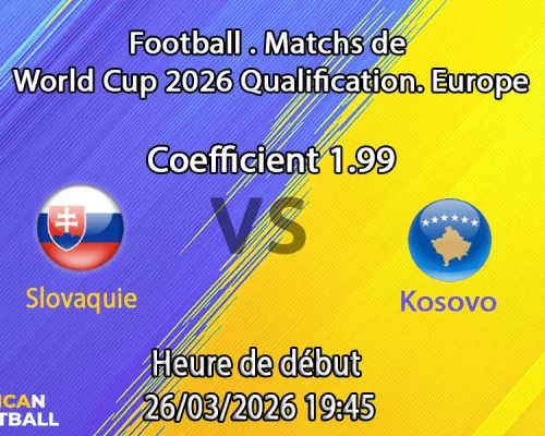 Pronostic Slovaquie – Kosovo