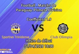 Pronostic Sportivo Trinidense – Club Olimpia