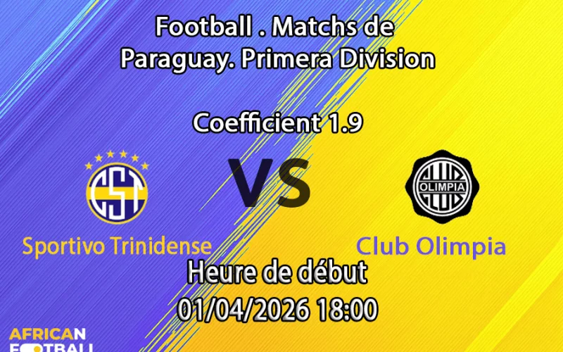 Pronostic Sportivo Trinidense – Club Olimpia